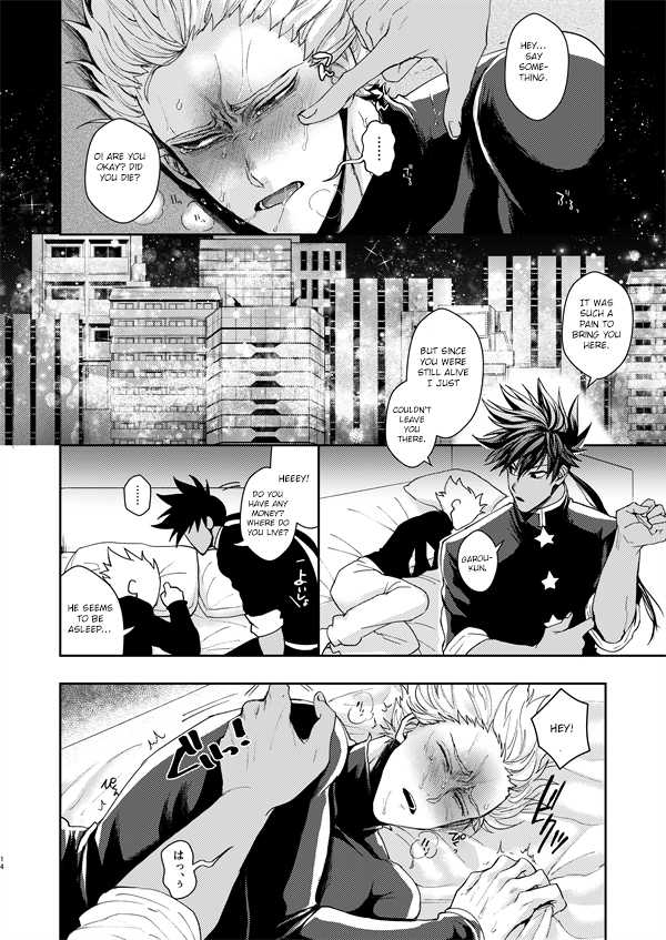 [Genocide Niku Shoujo (Sakisita)] Horerareta ga Fushou (One Punch Man) [English] [Otokonoko Scans] [Digital] - Page 13