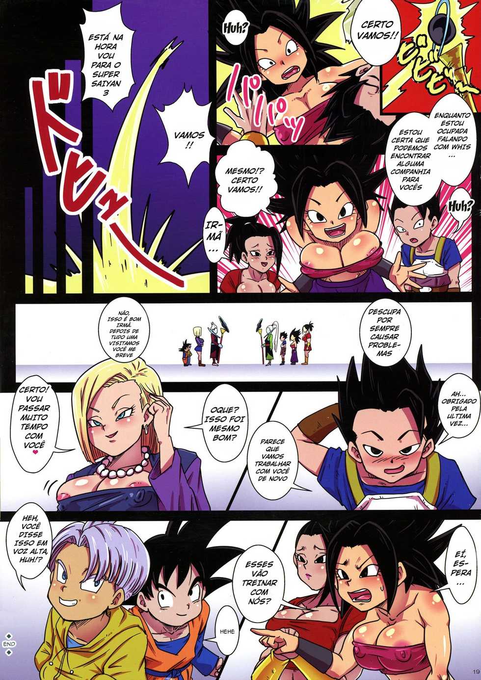 (C95) [Yuzuponz (Rikka Kai)] Dai 6 Uchuu no Tenshi to Saranaru Chou Tokkun (DRAGON BALL SUPER) [Portuguese-BR] - Page 20