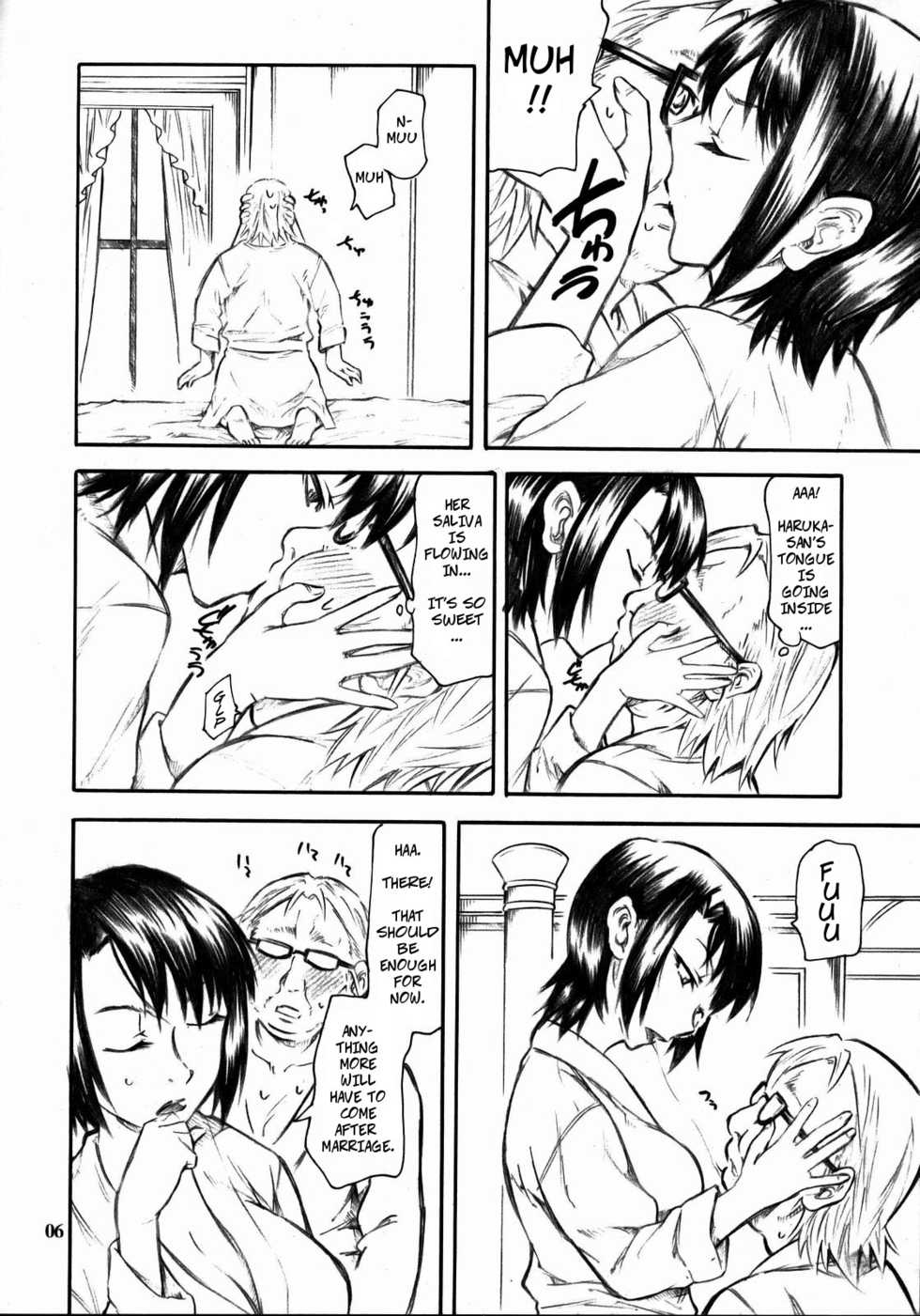 (C73) [TTT (Miharu)] Haruka-san ga Unzari Shinagara Shimasu. | Haruka-san is Fed Up. (Moyashimon) [English] [CopyOf] - Page 5