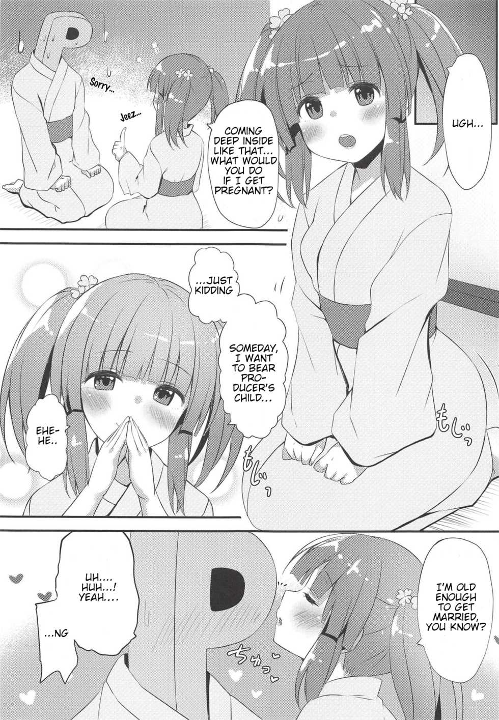 (C94) [Awayukitist (Asanoha)] Onsen to Yukata to Chieri to Ecchi | Hot Spring, Yukata, and Sex with Chieri (THE IDOLM@STER CINDERELLA GIRLS) [English] - Page 12