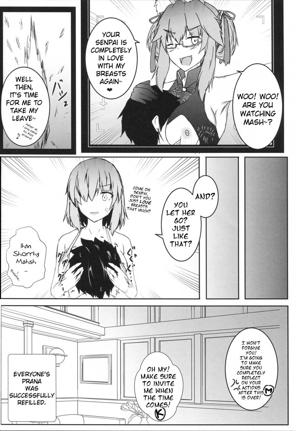 (C96) [Ishi Kenpi (Issi-13)] Bishou Tokuiten Hamedori Satsuei Kuukan | Mini-Singularity: POV Filming Space (Fate/Grand Order) [English] - Page 19