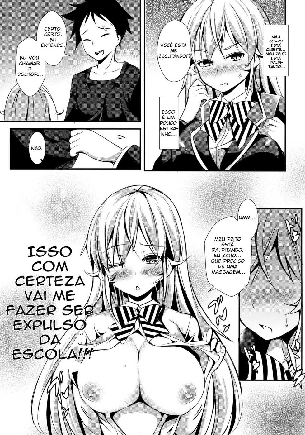 (C88) [Apple Effect (MurasakiO)] Erina to Shoujo Manga (Shokugeki no Soma) [Portuguese-BR] - Page 6