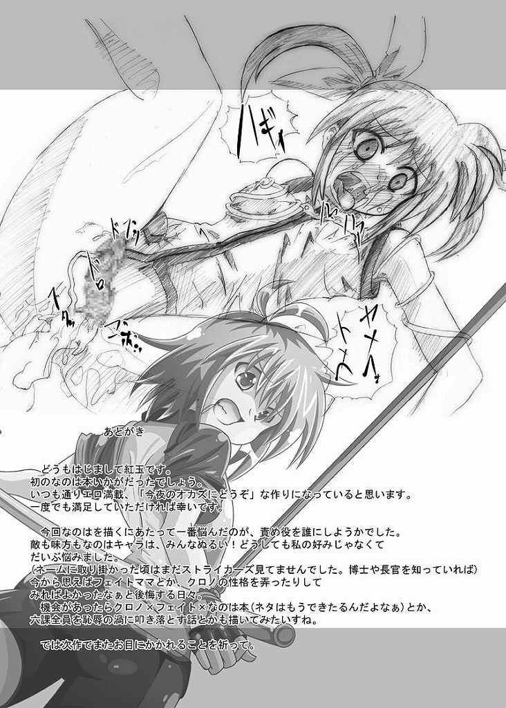 (Lyrical Magical 5) [Kurodamaya (Akadama)] Kurenai no Sho ~Nanoha Hen~ (Mahou Shoujo Lyrical Nanoha) - Page 35