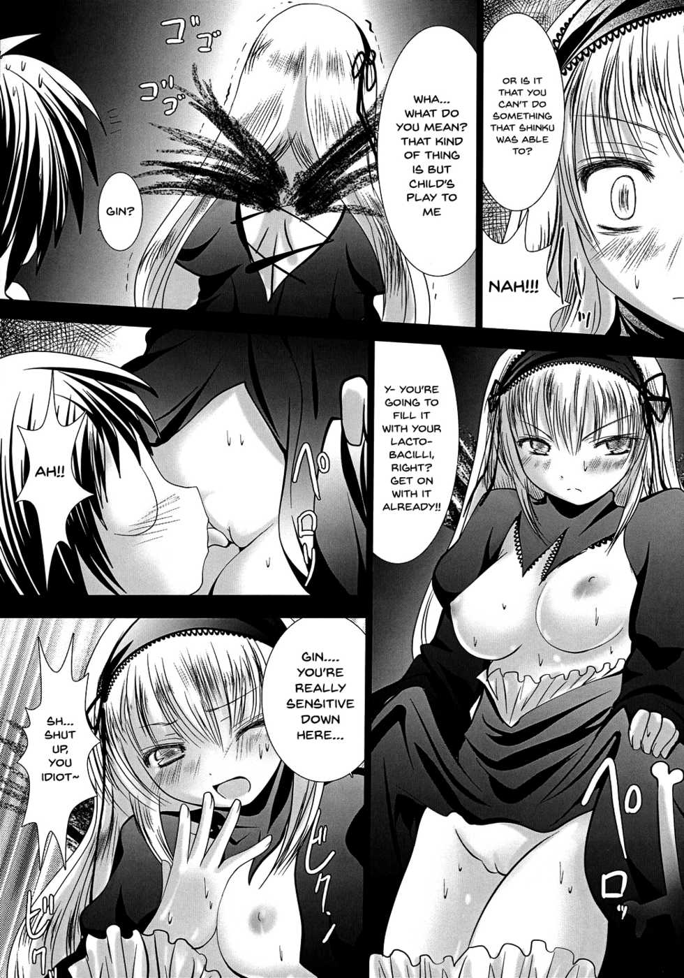 (SUPER16) [Kaitsushin (Namamo Nanase)] Gin-sama Haramase | Get Me Pregnant Gin-sama (Rozen Maiden) [English] {Doujins.com} - Page 8