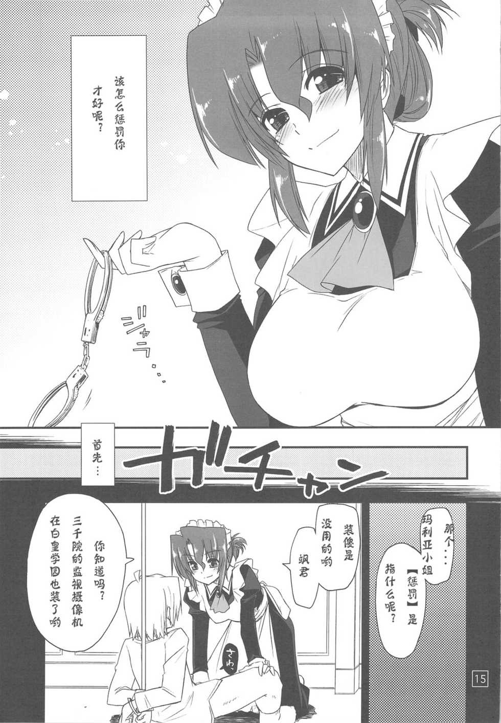 (C76) [Girigiri Nijiiro (Kamino Ryu-ya)] Nanoda!!!! (Hayate no Gotoku!) [Chinese] [神风汉化组] - Page 14