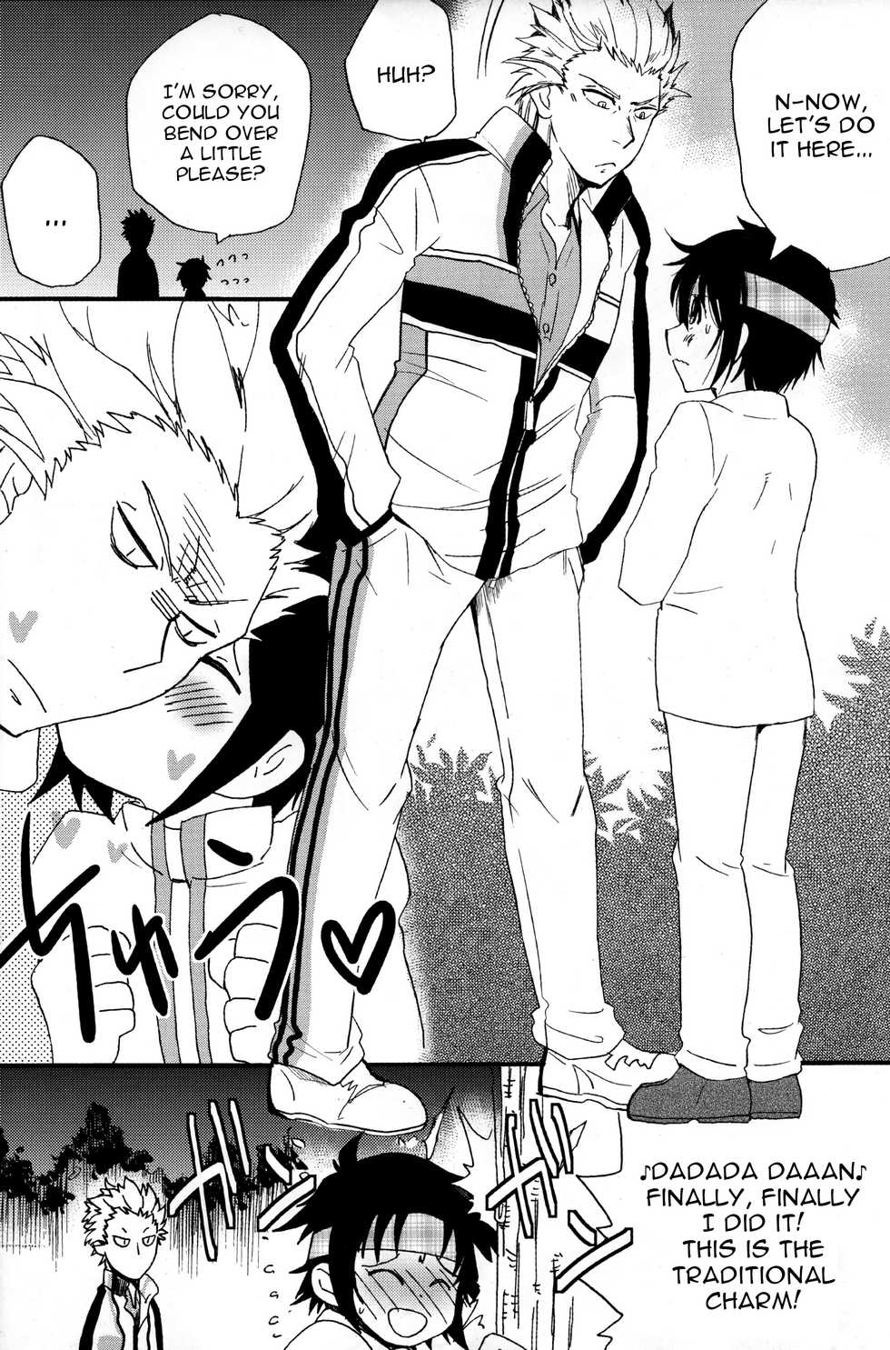 (Dai 1-kai Zenkoku Taikai GS) [Meishou Nantoka (Hatoko)] No More Renai Gokko (Prince of Tennis) [English] {Shotachan} - Page 4