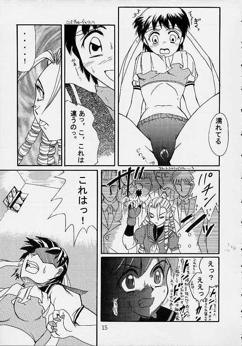 [DARK SIDE-G (Munrokun, TEI-OH “K” TAKAMURO)] Meiki Bloomer Yogurt 2 (Street Fighter) - Page 14