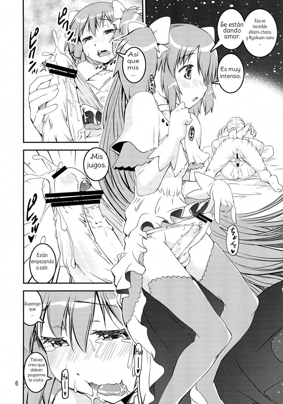 (COMIC1☆7) [KATAMARI-YA (Kanetsuki Masayoshi, Shinama)] Mami-sand | Mami-Sandwich (Puella Magi Madoka Magica) [Spanish] [Amaterasu] - Page 5