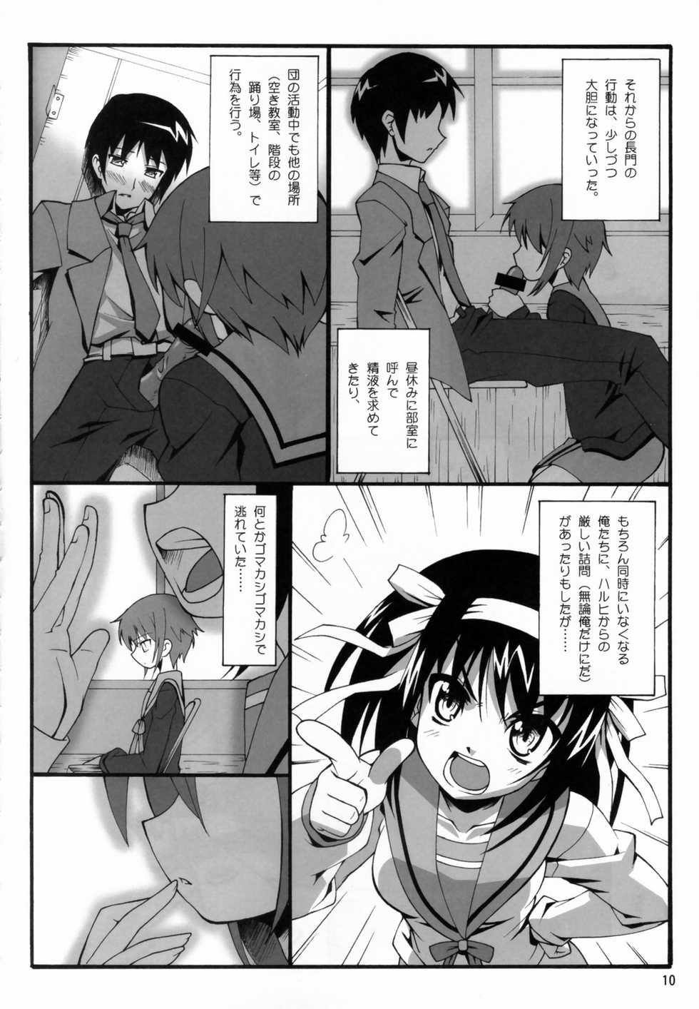 (C70) [kabosu, Makuu Gundan (Hota, Shinozuka Atsuto)] Cosmic Future (The Melancholy of Haruhi Suzumiya) - Page 9