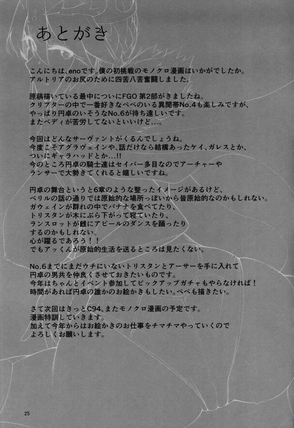 (COMIC1☆13) [Enokiya (eno)] Kishiou-sama no Inyoku Kaihoushitsu (Fate/Grand Order) [English] [Otokonoko Scans] - Page 23