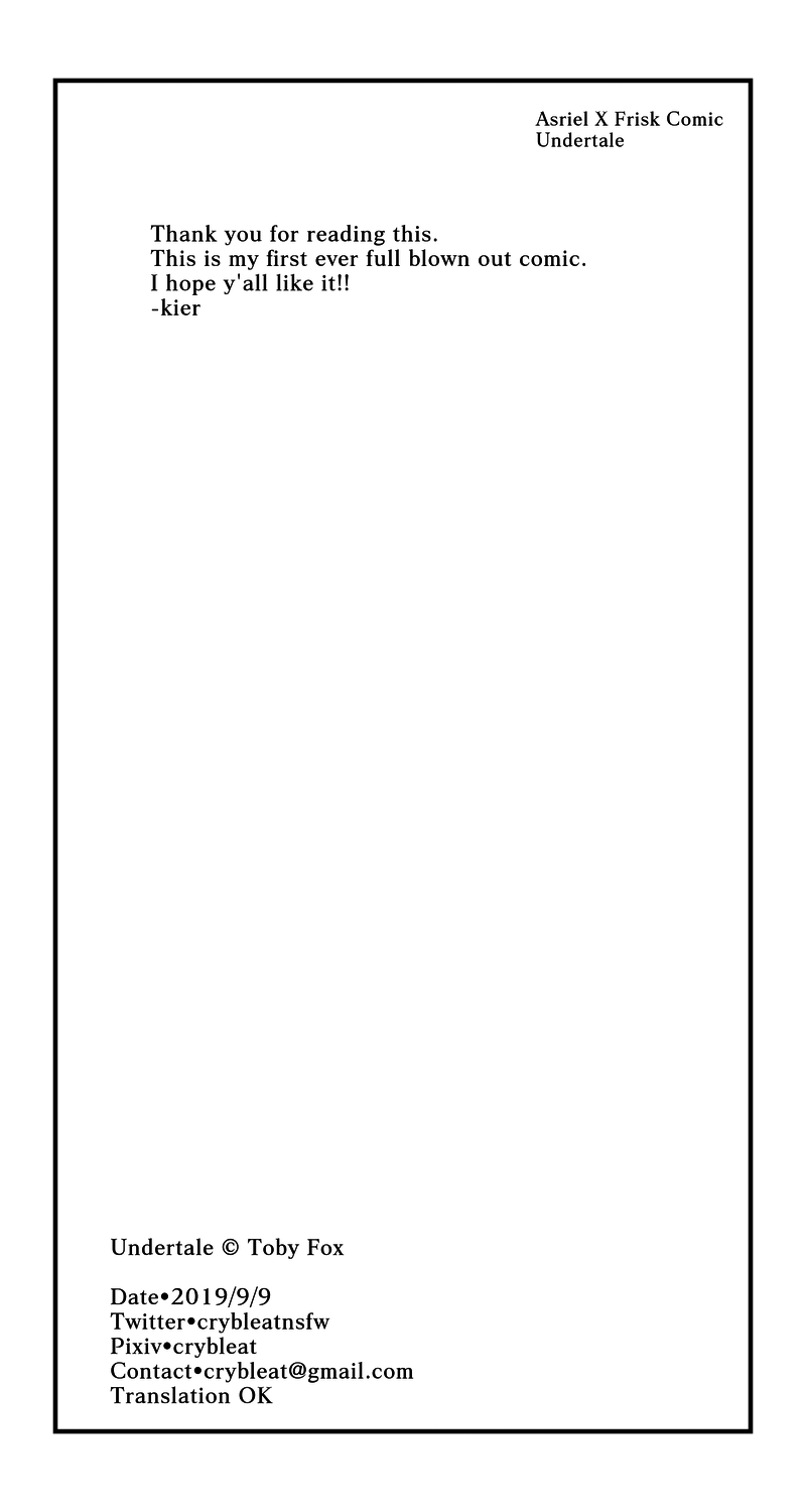 [Crybleat] Asriel x Frisk (Undertale) - Page 10