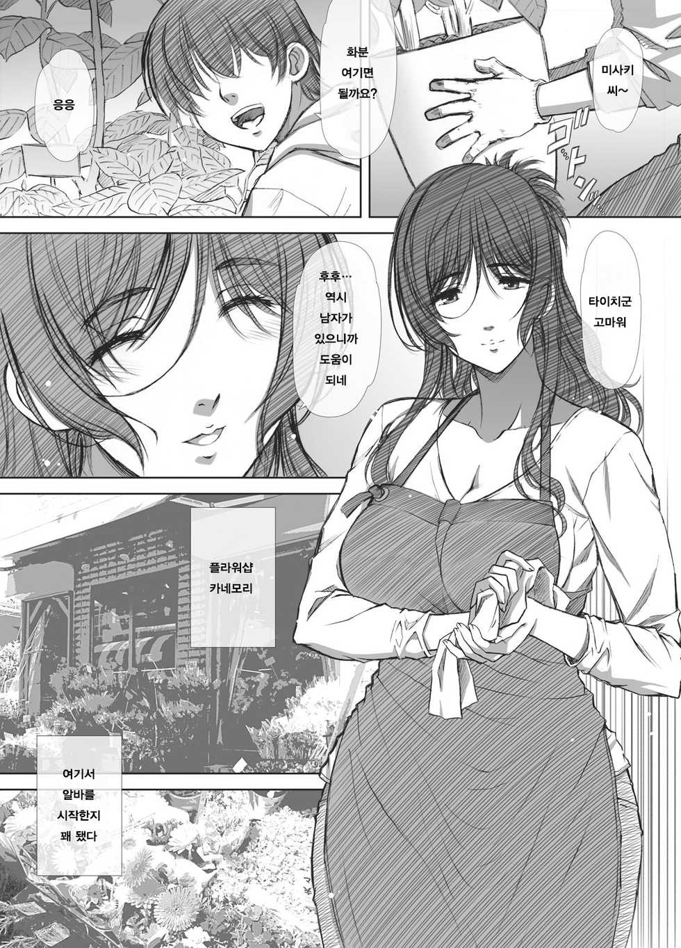 [Airy Socks En] Shoutengai Hitozuma Enjo Baishun | 상점가 유부녀 원조 매춘 [Korean] - Page 2