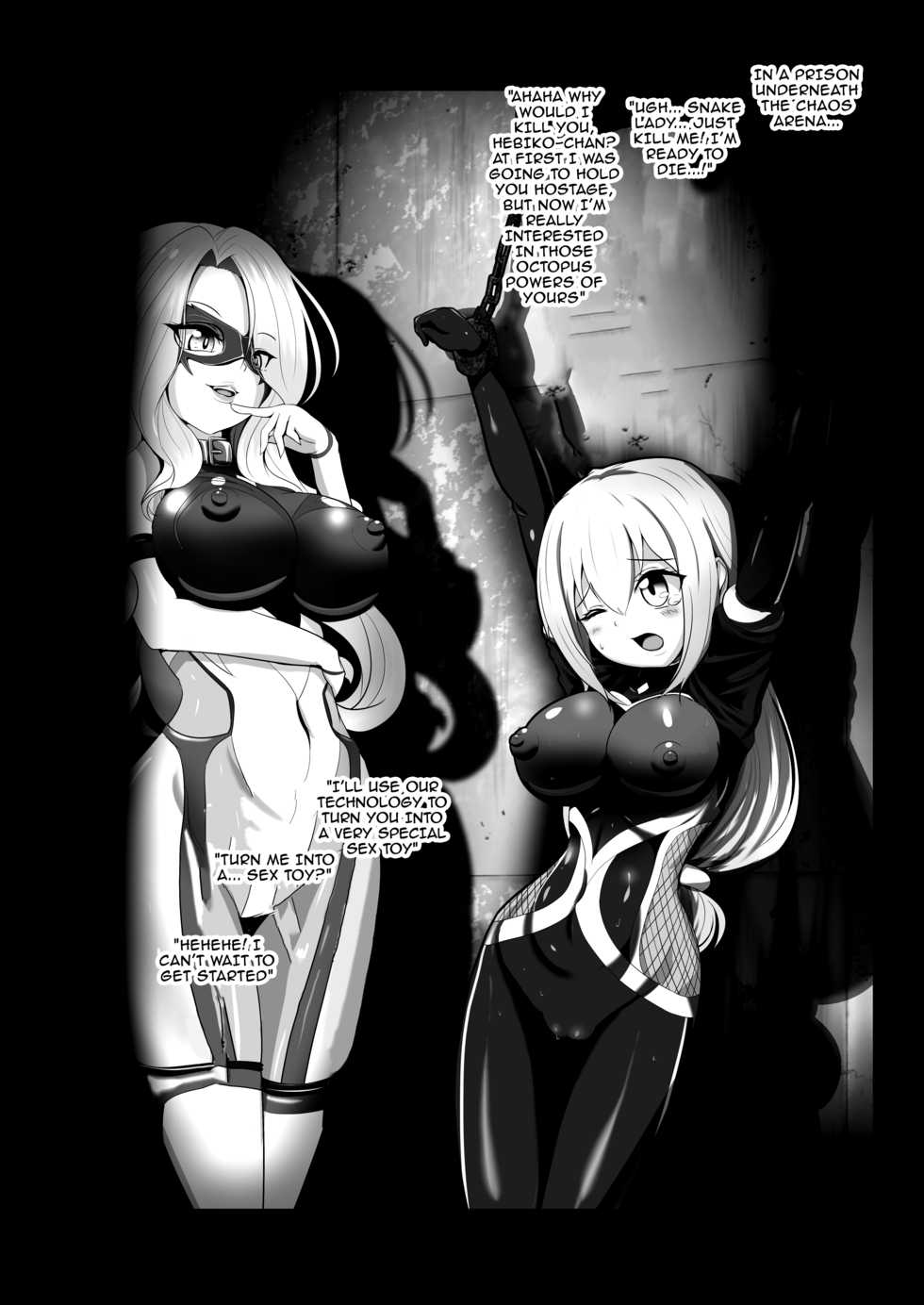 [Zakkin Kougyou (Zakkin)] Henkanin Hebiko ~Makaizou ni Chiru~ | Hebiko's Transformation (Taimanin RPG) [English] {Doujins.com} [Digital] - Page 2