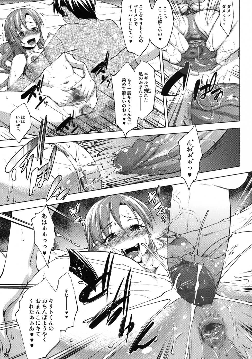 [Nanatsu no Kagiana (Nanakagi Satoshi)] Ai no Katachi (Sword Art Online) [Decensored] [Digital] - Page 23
