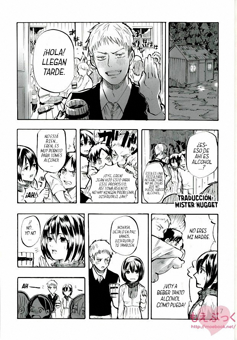 [Haicara (Yukiko)] Muchi na Watashi ni Amai Kiss o (Shingeki no Kyojin) [Spanish] [Mr. Nugget] - Page 6