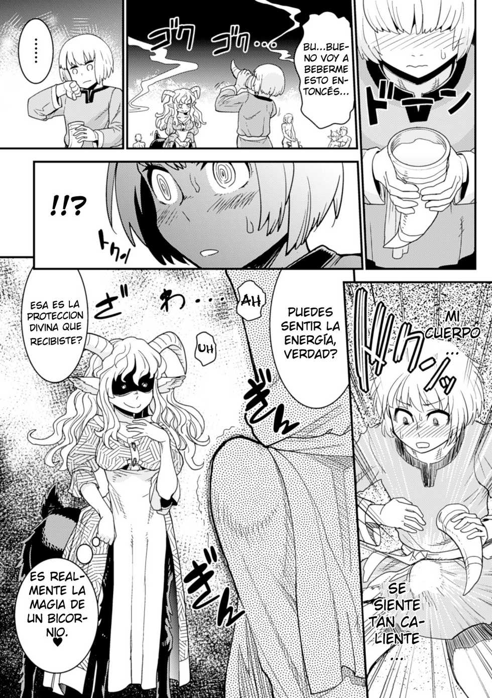 [Kuroshiki] Tokimeki Sabbath | Throbbing Sabbath (Bessatsu Comic Unreal Monster Musume Paradise Digital Hen Vol. 6) [Spanish] [Luis-san] [Decensored] [Digital] - Page 7