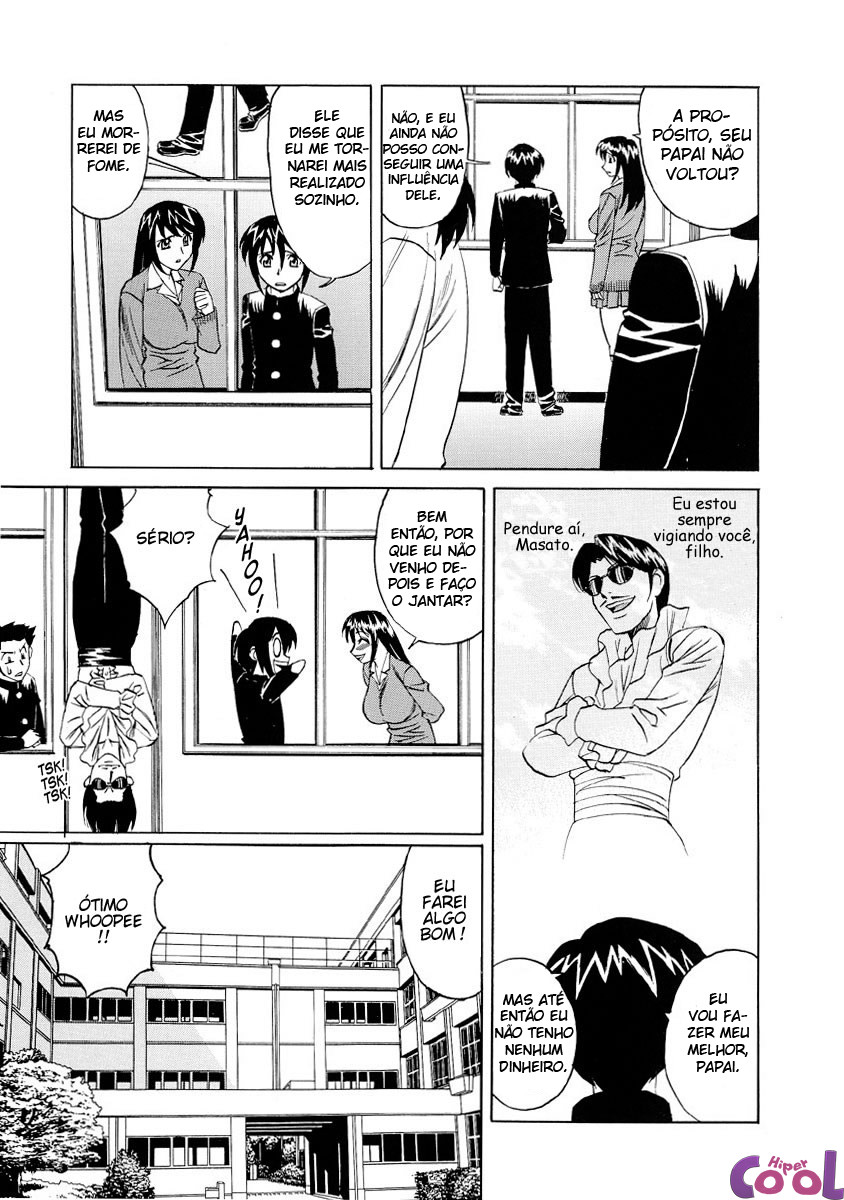 [Yamamoto Yoshifumi] Inran Kyonyuu Nakadashi Apart | Horny Apartment [Portuguese-BR] {Hiper.cooL} - Page 33