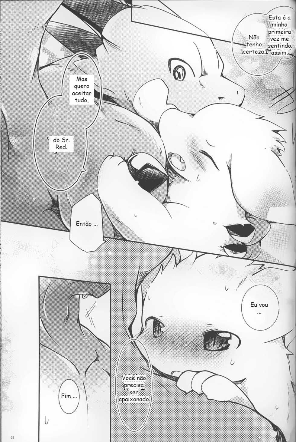 (Kemoket 7) [Kemono no Koshikake (Azuma Minatu)] Kimi no Iro ni Somaritai!! Sairoku+α [Portuguese-Brasil] - Page 33