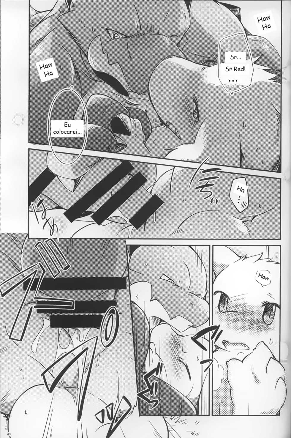 (Kemoket 7) [Kemono no Koshikake (Azuma Minatu)] Kimi no Iro ni Somaritai!! Sairoku+α [Portuguese-Brasil] - Page 39