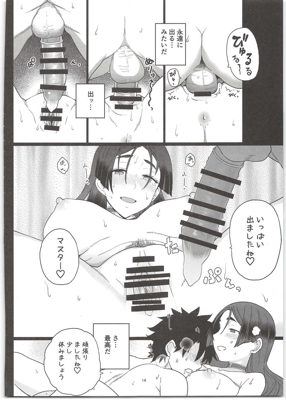 (C96) [Mochinchi (Mo)] Raikou Mama to Ecchi Shinai to Derarenai Heya (Fate/Grand Order) - Page 16