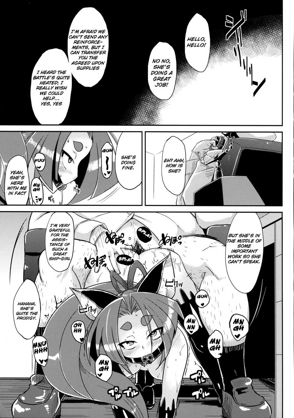 (C85) [Kuzunoha (Yumano Yuuki)] Dorei Shoufukan Hatsuharu | The Ship-Girl Hatsuharu Becomes an Enslaved Whore. (Kantai Collection -KanColle-) [English] [Raknnkarscans] - Page 20