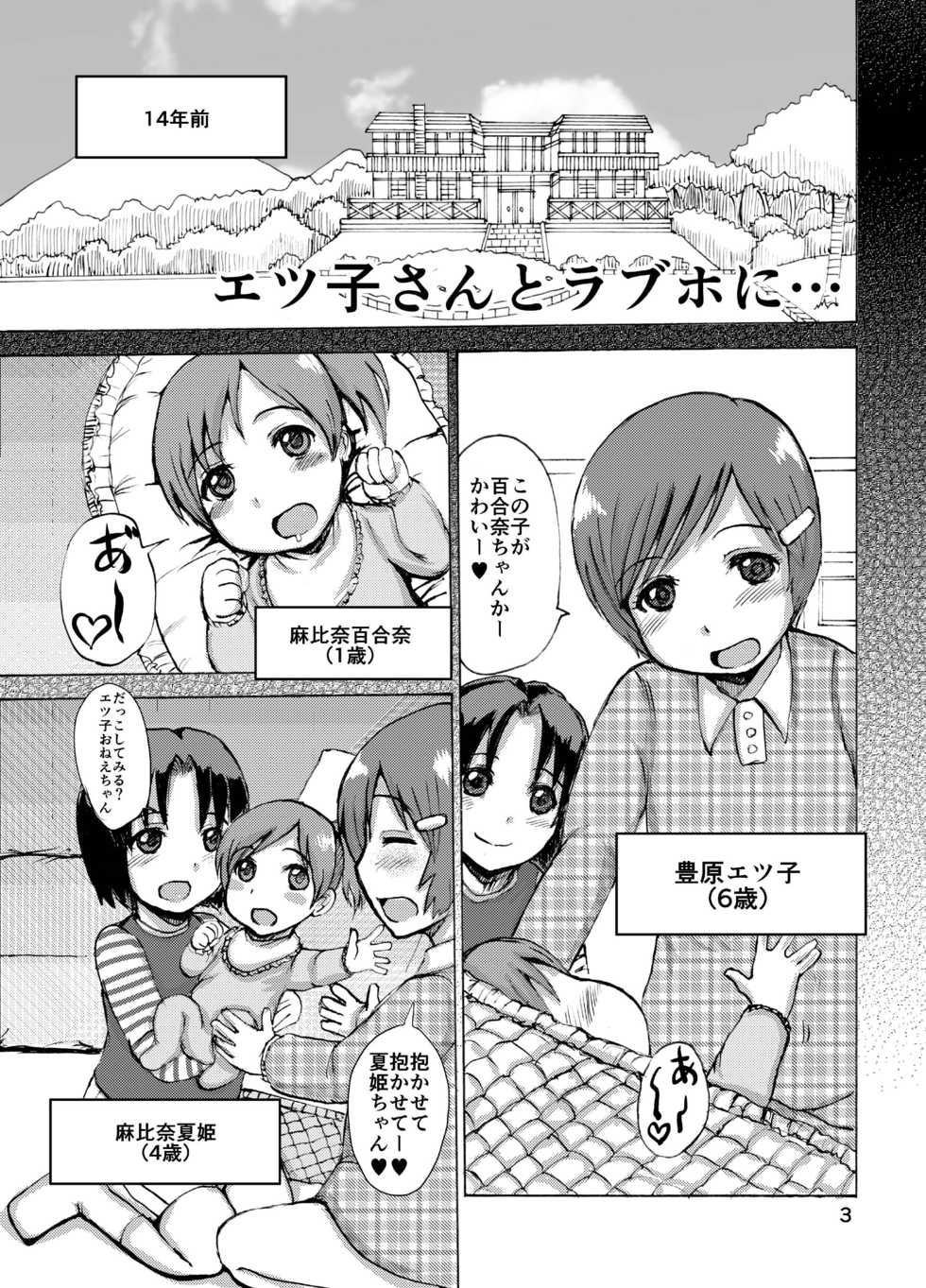 [Dokumushi Shokeitai (Kaneda Asao)] Etsuko-san to LoveHo ni... (Super Real Mahjong) [Digital] - Page 2