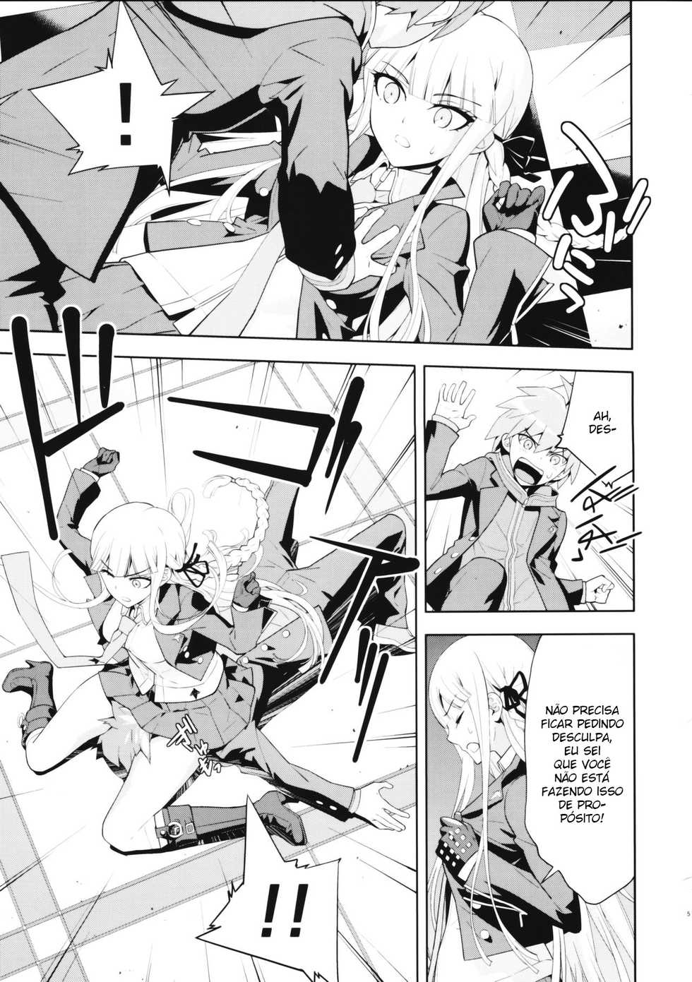 (C93) [Hapoi-Dokoro (Okazaki Takeshi)] accident 2 (Danganronpa) [Portuguese-BR] - Page 4