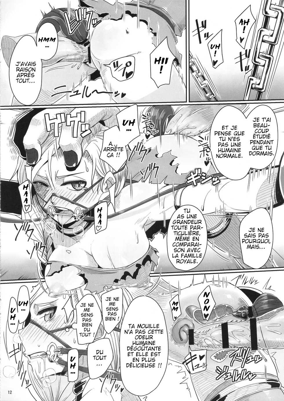 (C92) [A.S.G Group (Misonou)] Tou no Saijoukai de Hanayome o Machi Ukeru Uma wa Chotto Tegowai zo Kai (Dragon Quest V) [French] - Page 13