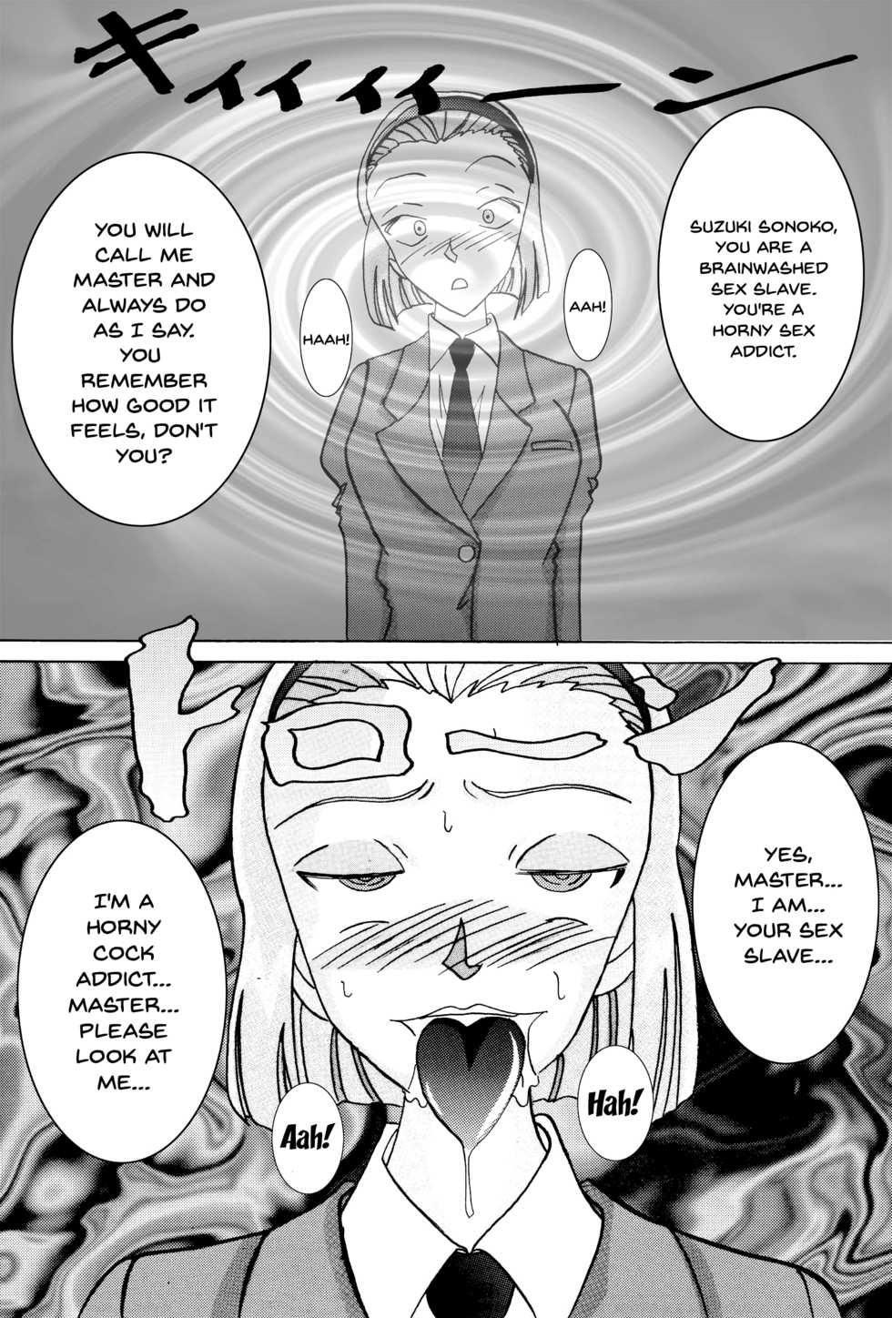 [Light Rate Port Pink] Saimin SEX Dorei -Mesu Tonteishoku Oomori- | Hypno SEX Slaves (Detective Conan) [English] {Doujins.com} [Digital] - Page 37