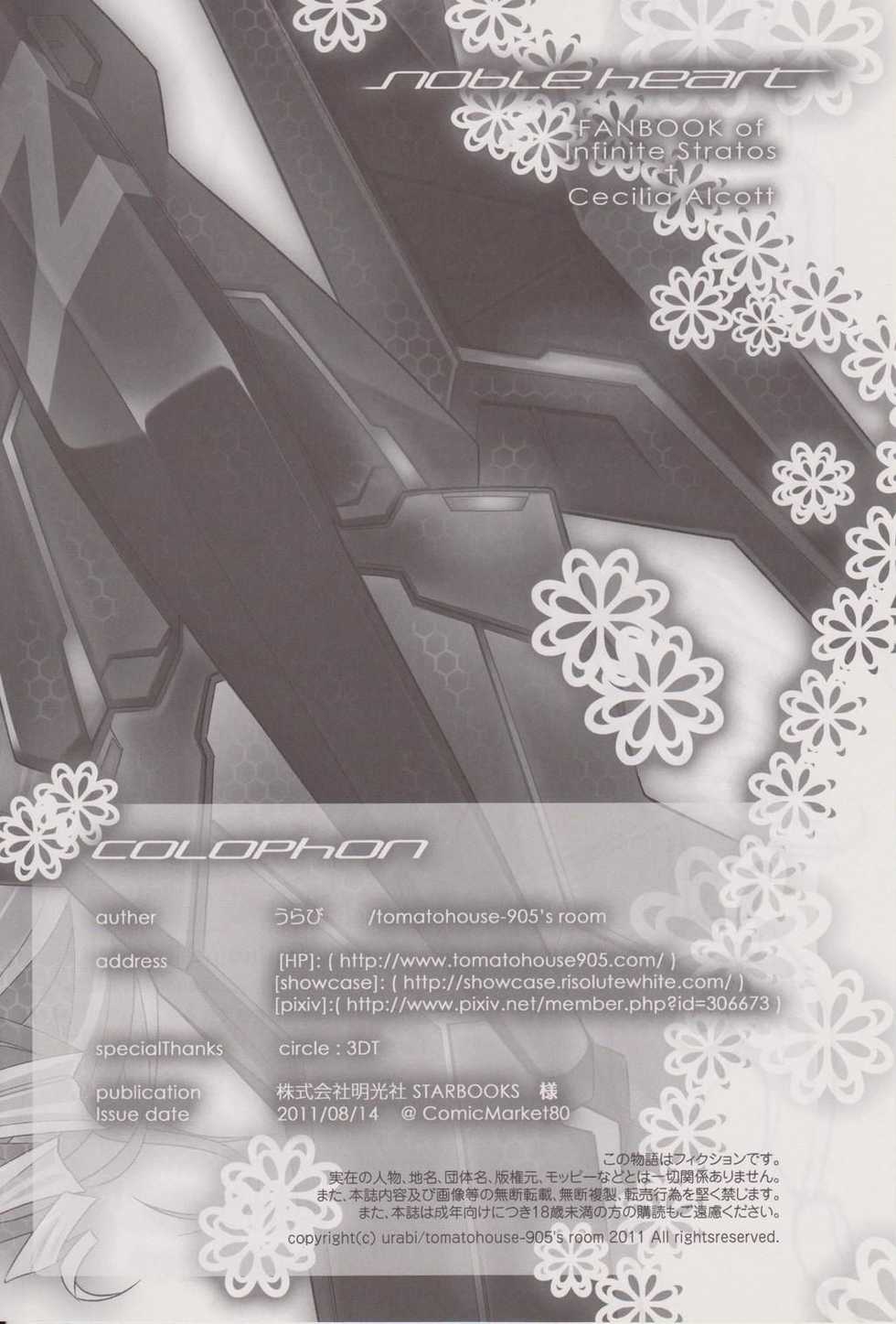 (C80) [tomatohouse-905's room (Urabi)] noble heart (IS <Infinite Stratos>) - Page 25