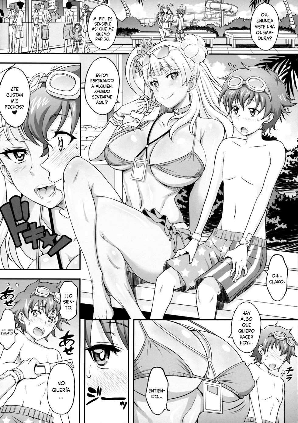 (COMIC1☆11) [DIOGENES CLUB (Haikawa Hemlen)] Omakase Fudeoroshi Galko-chan (Oshiete! Galko-chan) [Spanish] [Shirosaki Scans + SketNatsu] - Page 5