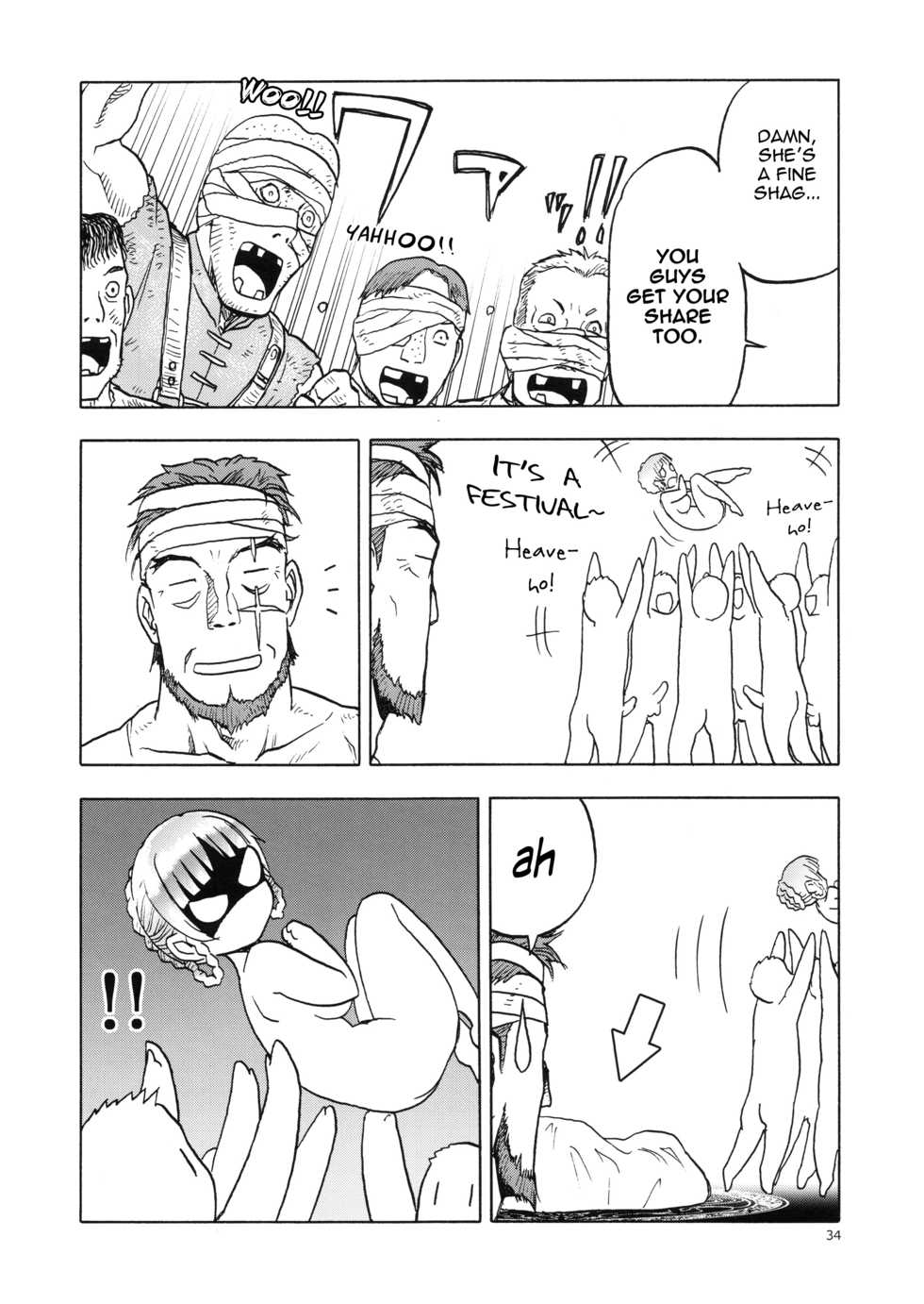 (C96) [Wakuwaku Doubutsuen (Tennouji Kitsune)] Hitozumajo to Touzoku [English] {Mant} - Page 33