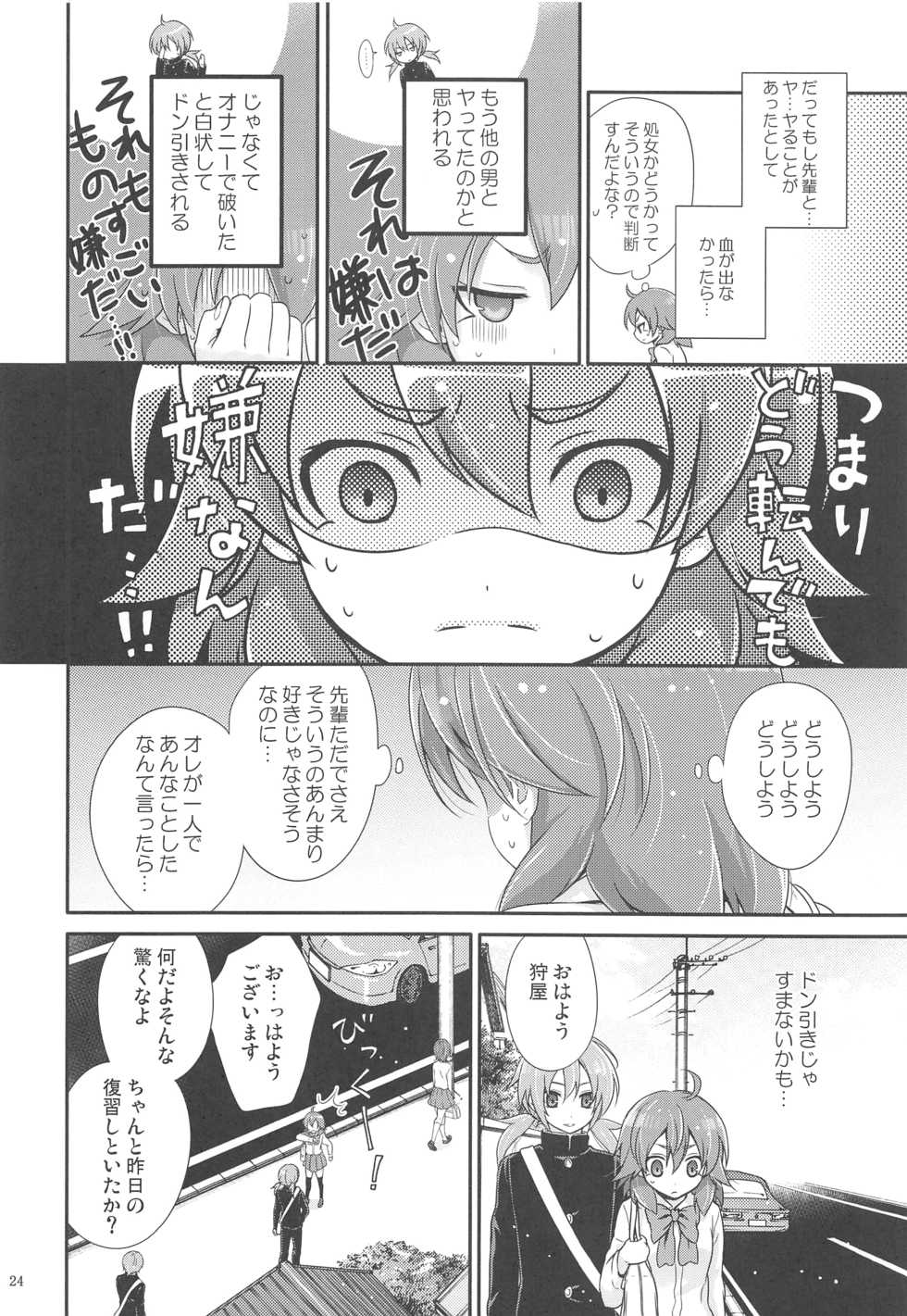 (Seishun Cup 8) [Holiday School (Chikaya)] Secret×Sweet×Secret (Inazuma Eleven GO) - Page 23