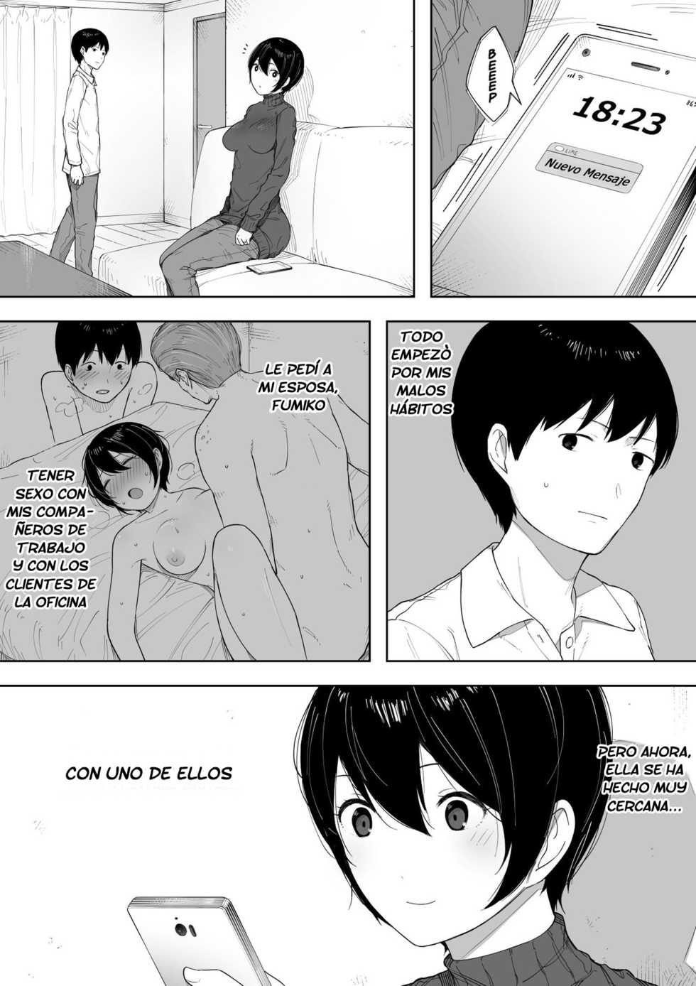 [NT Labo (NT Robo)] Aisai, Doui no Ue, Netorare 3 ~Ogawa-ke no Baai~ | Beloved Wife - Netorare After Consent 3 ~ Ogawa family case [Spanish] [Lanerte] - Page 2