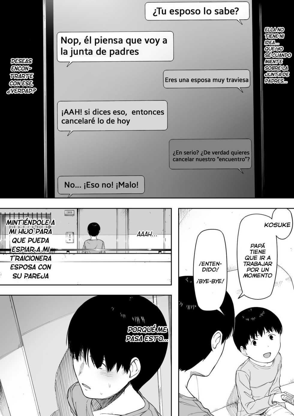 [NT Labo (NT Robo)] Aisai, Doui no Ue, Netorare 3 ~Ogawa-ke no Baai~ | Beloved Wife - Netorare After Consent 3 ~ Ogawa family case [Spanish] [Lanerte] - Page 19