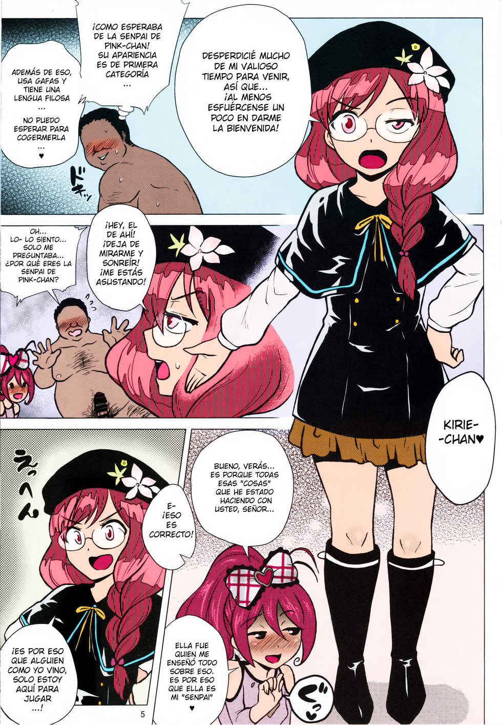 (C86) [Amarini Senpaku! (Yokkora)] PinKiri TIME (Jewelpet Kira Deco!, UQ HOLDER!) [Spanish] [NILG] [Colorized] - Page 4