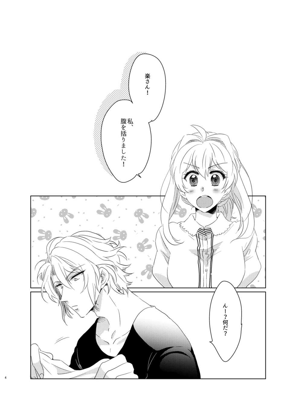 [Amaame Zaiku (Hakyo)] Strawberry Cream Pie no Tsukurikata (IDOLiSH7) [Digital] - Page 3
