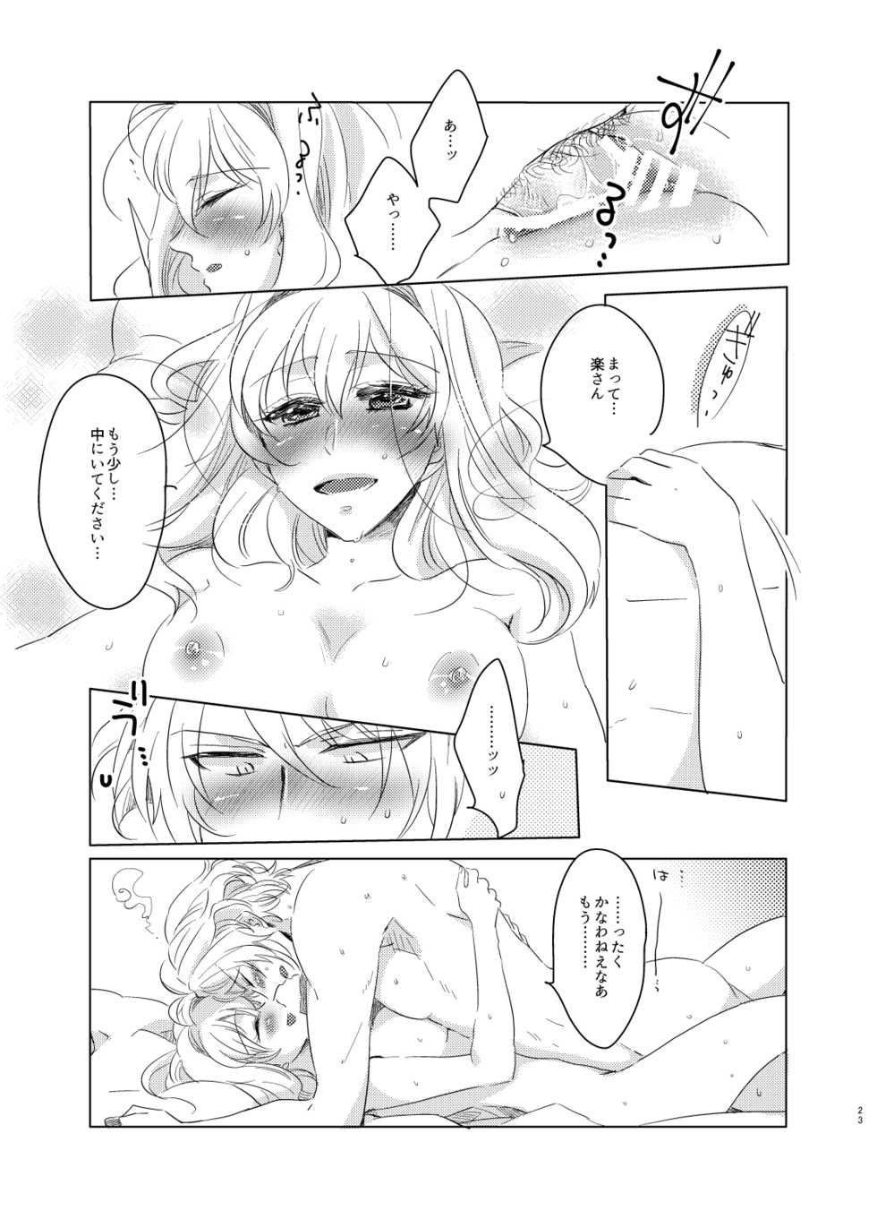 [Amaame Zaiku (Hakyo)] Strawberry Cream Pie no Tsukurikata (IDOLiSH7) [Digital] - Page 22