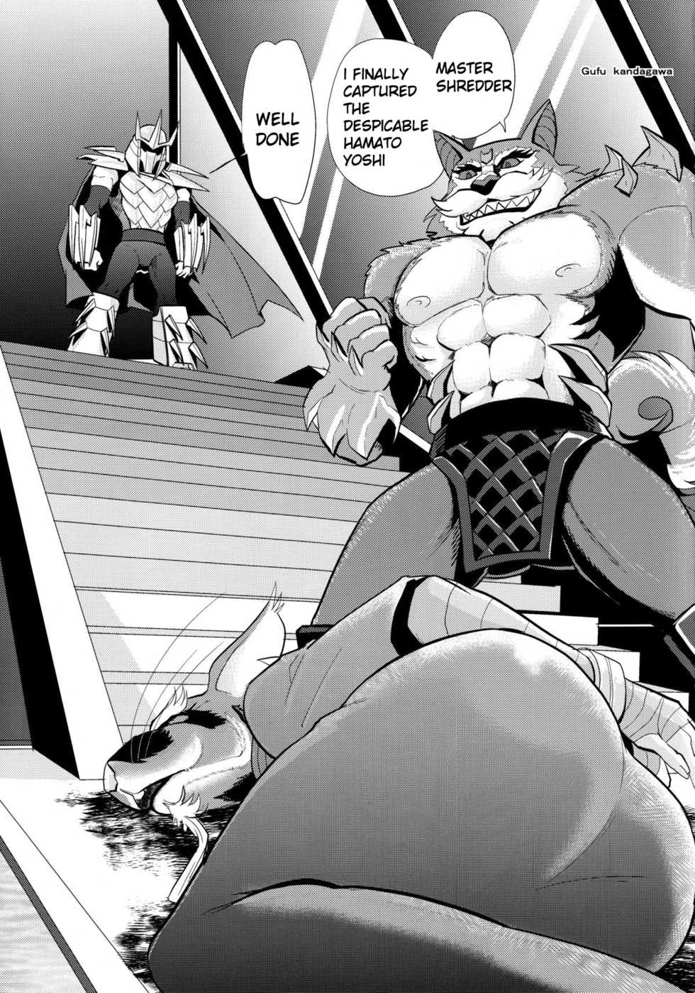 (Fur-st 8) [INK (Kreuz, Kandagawa Gufu)] Splinter Sensei Kikiippatsu | Splinter Sensei's Crisis (Teenage Mutant Ninja Turtles) [English] [SakuraJizz] - Page 4