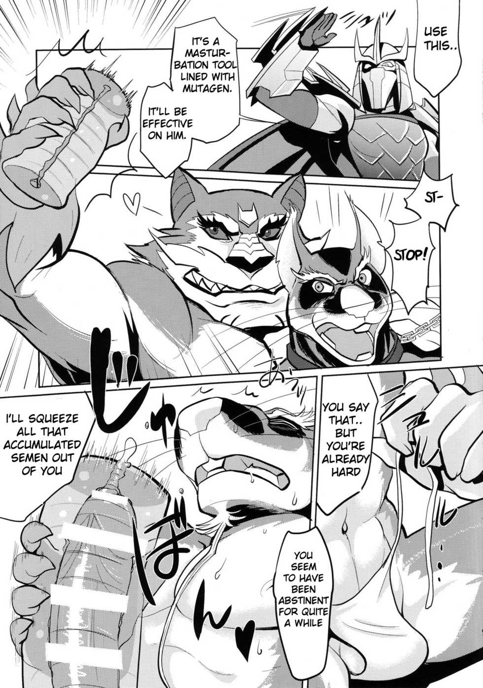 (Fur-st 8) [INK (Kreuz, Kandagawa Gufu)] Splinter Sensei Kikiippatsu | Splinter Sensei's Crisis (Teenage Mutant Ninja Turtles) [English] [SakuraJizz] - Page 8