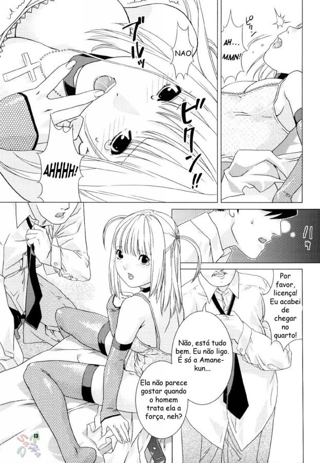 (ComiComi7) [Nekomataya (Nekomata Naomi)] Misa Note (Death Note) [Portuguese-BR] [Sharingantz] - Page 12