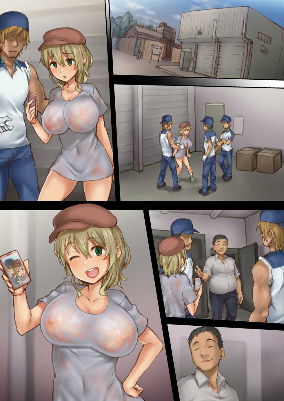 [SAIGA dou] Netorare Kanojo Takuhai Service - Page 30