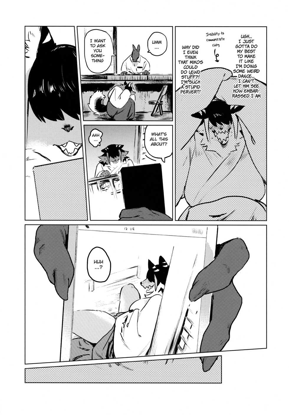 (Kemoket 8) [Rubber Cup Boys (INAX)] Den-chan no Souiu Hon. | Den-chan Gets Me Hard. [English] [BSN] - Page 10