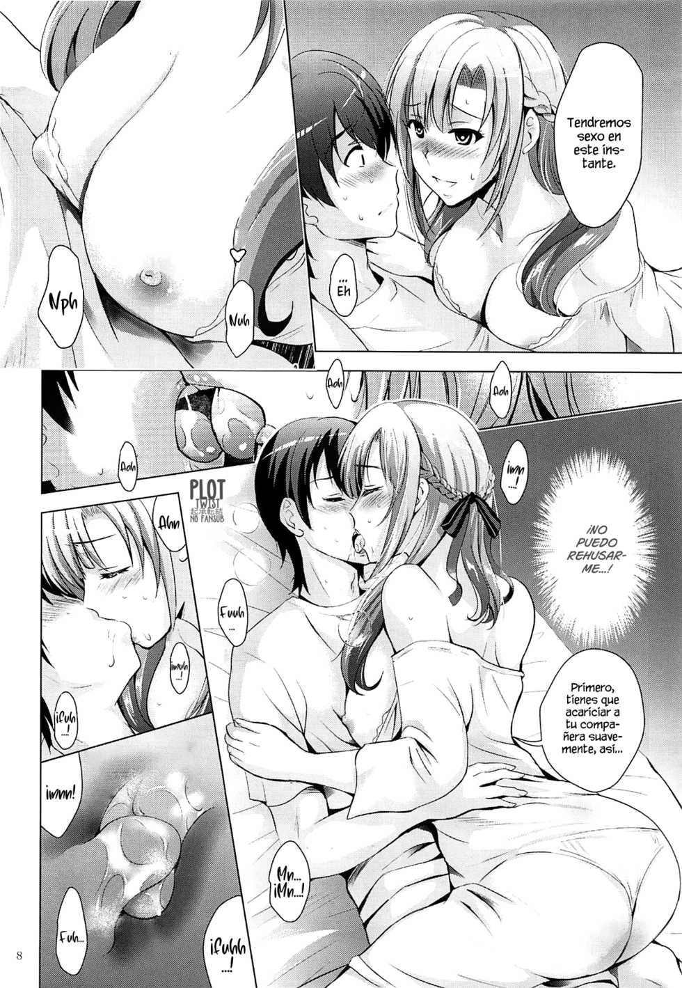 (C96) [Studio BIG-X (Arino Hiroshi)] MOUSOU THEATER 61 (Tsujou Kougeki ga Zentai Kougeki de 2-kai Kougeki no Okaasan wa Suki desu ka?) [Spanish] [Plot Twist No Fansub] - Page 7