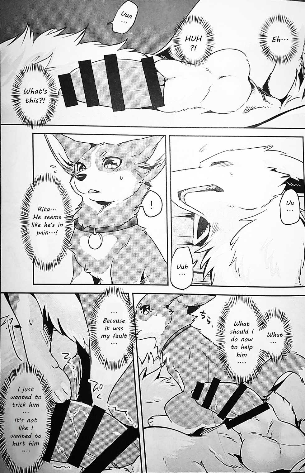 (Kansai! Kemoket 6) [Kaiten ParaDOGs (Diga Tsukune)] 1DK, Bokura to. [English] [Incomplete] - Page 9