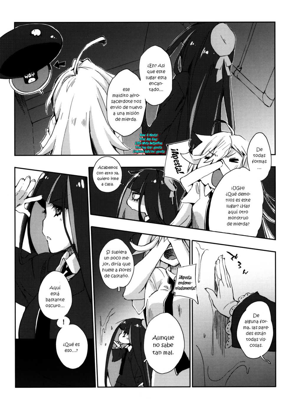 (C79) [Mono x Chro (Kokonoka)] ¿inmoral unmoral? (Panty & Stocking with Garterbelt) [Spanish] [ganstatrad] - Page 4