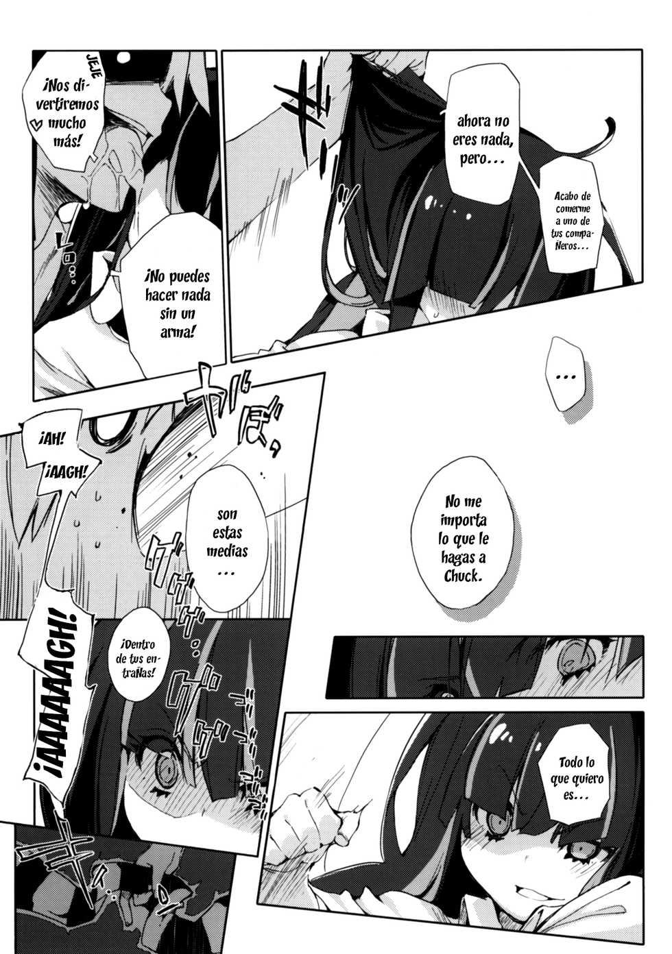 (C79) [Mono x Chro (Kokonoka)] ¿inmoral unmoral? (Panty & Stocking with Garterbelt) [Spanish] [ganstatrad] - Page 20