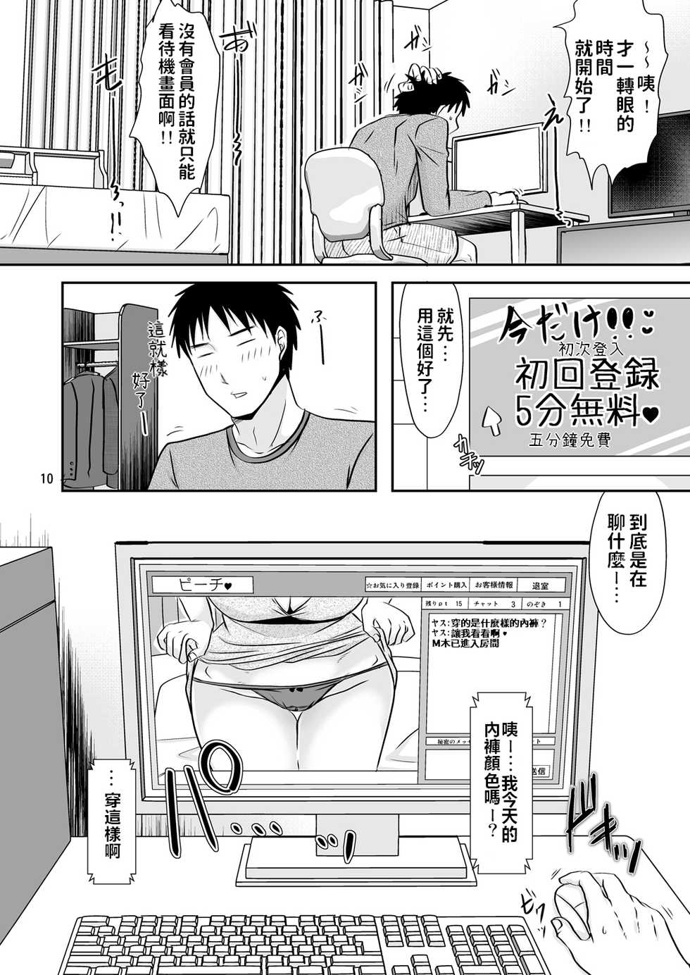 [TTSY (Kurogane Satsuki)] Otonari-san no Naisho na Enkou Seikatsu [Chinese] [Digital] - Page 9