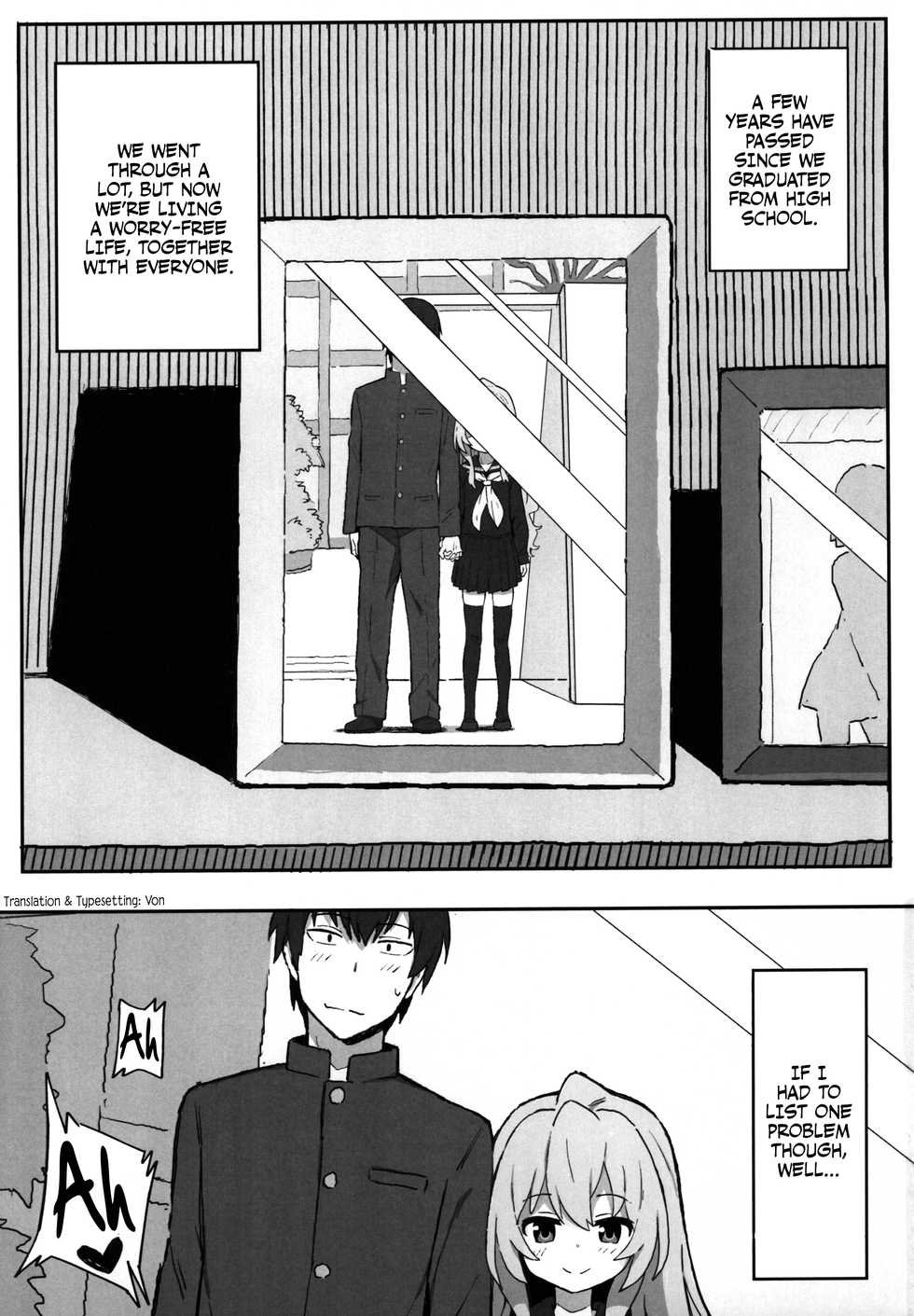 (C96) [Dagashiya (Wagashi)] Toradora! no Erohon | Toradora! Porn Book (Toradora!) [English] [Von] - Page 2