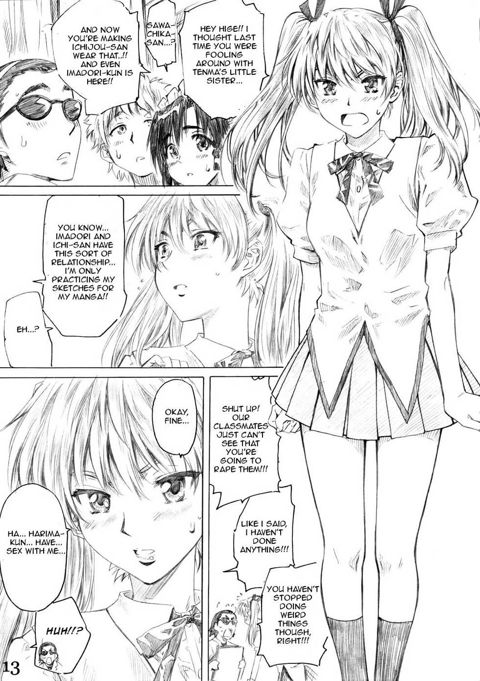 (C68) [MARUTA-DOJO (MARUTA)] School Rumble Harima no Manga Michi Vol.3 (School Rumble) [English] [rookie84] - Page 12